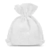 Cotton pouches 9 x 12 cm - white Small bags 9x12 cm