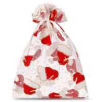 Organza bags 12 x 15 cm - Christmas Christmas bag