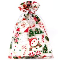 Organza bags 15 x 20 cm - Christmas / 5 Application