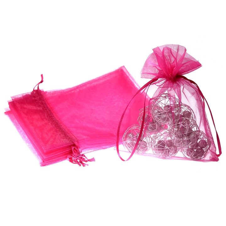 Organza bags 15 x 20 cm - fuchsia Organza bags