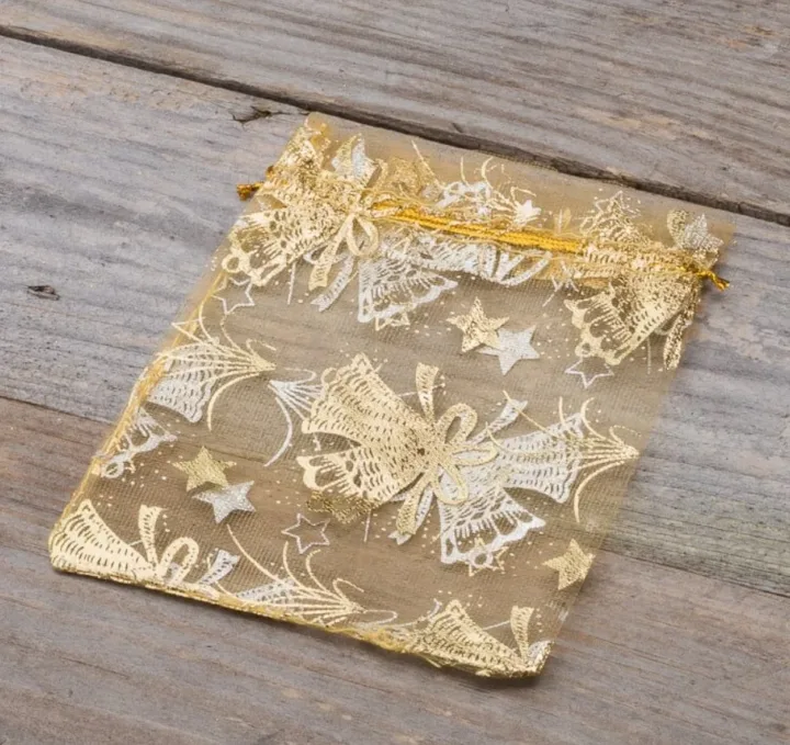 Organza bags 18 x 24 cm - Christmas / 3 Organza bags