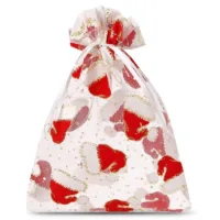 10 pcs Organza bags 18 x 24 cm - Christmas 21 Organza bags 18 x 24 cm - Christmas Christmas bag