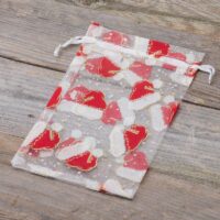 Organza bags 8 x 10 cm - Christmas Occasional bags