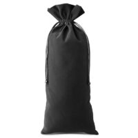 Velvet pouches 11 x 20 cm - black Medium bags 11x20 cm