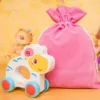 Velvet pouches 13 x 18 cm - light pink Velvet pouch