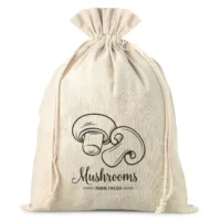 1 pc Large Bag like linen with printing 22 x 30 cm - for mushrooms 20 Bag like linen with printing 22 x 30 cm - for mushrooms Occasional bags