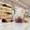 Practical set of organza bags for storing creams and makeup brushes.