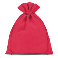 Cotton bags 26 x 35 cm - red Valentine's Day