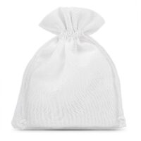 Cotton pouches 15 x 20 cm - white White bags