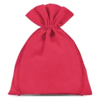 5 pcs Cotton pouches 18 x 24 cm - red 10 Cotton pouches 18 x 24 cm - red Medium bags 18x24 cm