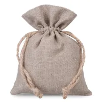 5 pcs Natural pure linen pouches 12 x 15 cm 3 Natural pure linen pouches 12 x 15 cm Small bags