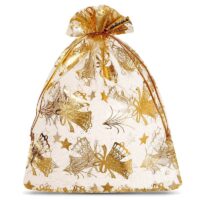 Organza bags 26 x 35 cm - Christmas Christmas bag