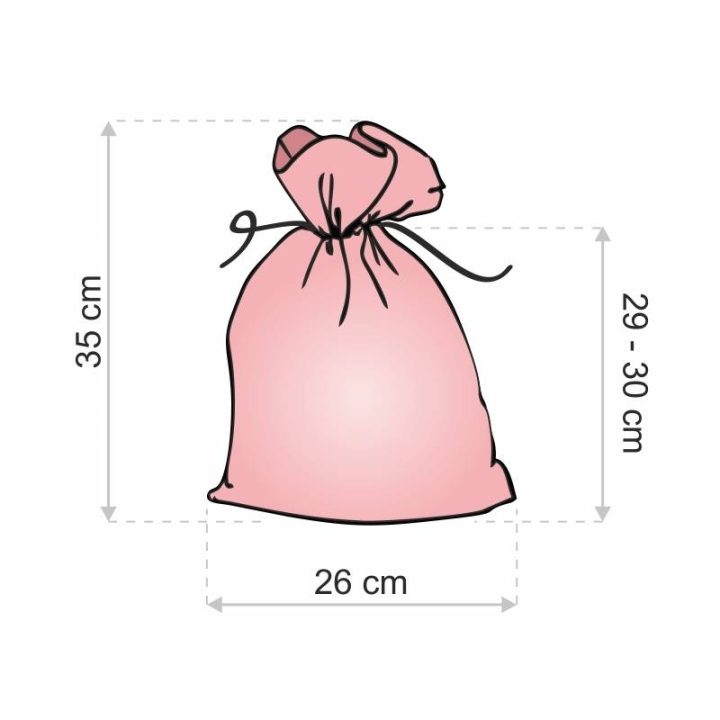 Organza bags 26 x 35 cm - fuchsia Large bags 26x35 cm