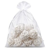 Organza bags 35 x 50 cm - white Grape protection