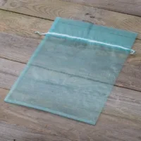 Organza bags 40 x 55 cm - light blue Fruit bags