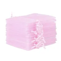 Organza bags 40 x 55 cm - light pink Fruit bags