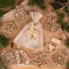 Wooden hangers - Christmas Table decoration