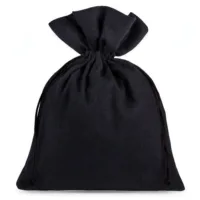 5 pcs Cotton pouches 15 x 20 cm - black 14