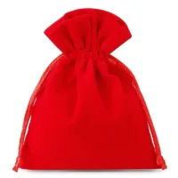200 x Personalised velvet pouches with print or logo 18