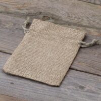 Burlap bag 10 cm x 13 cm - natural Lavender and scented dried filling