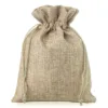 Burlap bag 15 cm x 20 cm - natural Halloween