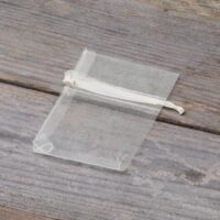 Organza bags 6 x 8 cm - ecru Organza bags