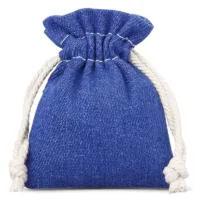 3 pcs Jeans bags 8 x 10 cm - blue 1 Jeans bags 8 x 10 cm - blue Blue bags