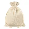Pouches like linen 12 x 15 cm - natural Lavender pouches