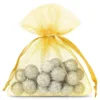 Organza bags 10 x 13 cm - gold Gold bags