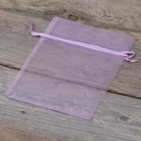 Organza bags 11 x 14 cm - light purple Lavender and scented dried filling