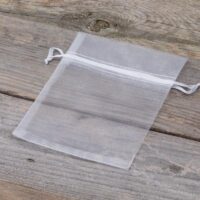 Organza bags 11 x 14 cm - white Soaps