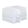 Organza bags 11 x 14 cm - white Women's Day
