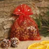 Organza bags 12 x 15 cm - Christmas Organza bags