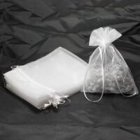 Organza bags 15 x 20 cm - white Garden and domestic plants