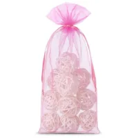 10 pcs Organza bags 15 x 33 cm - pink 7 Organza bags 15 x 33 cm - pink Medium bags 15x33 cm