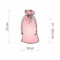 Organza bags 16 x 37 cm - ecru Interior decoration