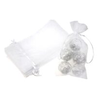 Organza bags 16 x 37 cm - white Organza bags