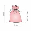 Organza bags 18 x 24 cm - neon green Clothing and underwear