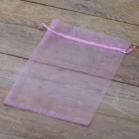 Organza bags 18 x 24 cm - light purple Clothing and underwear