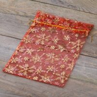 Organza bags 18 x 24 cm - Christmas Cosmetics