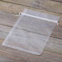 Organza bags 20 x 27 cm - white Organza bags