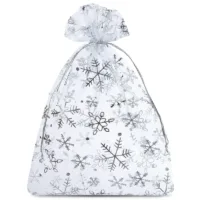 5 pcs Large Organza bags 26 x 35 cm - Christmas / 2 16 Organza bags 26 x 35 cm - Christmas / 2 Christmas bag