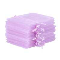 Organza bags 26 x 35 cm - light purple Fruit bags