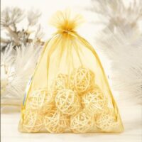 Organza bags 30 x 40 cm - gold Large bags 30x40 cm