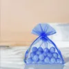 Organza bags 5 x 7 cm - blue Blue bags