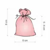 Organza bags 6 x 8 cm - orange Easter