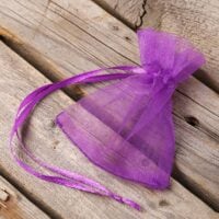 Organza bags 7 x 9 cm (SDB) - dark purple Dark purple bags