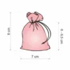 Organza bags 7 x 9 cm (SDB) - dark purple Organza bags