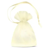 25 pcs Organza bags 7 x 9 cm (SDB) - ecru 25 Organza bags 7 x 9 cm (SDB) - ecru Ecru bags