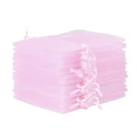 Organza bags 7x9 cm - light pink Lavender and scented dried filling